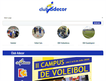 Tablet Screenshot of clubadecor.com